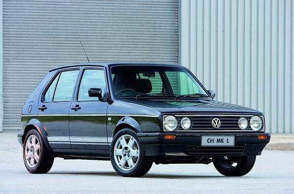 Als Abschiedspräsent an die Fans: eine Sonderedition des Citi Golf Mk 1. Foto: VW/auto-reporter.net